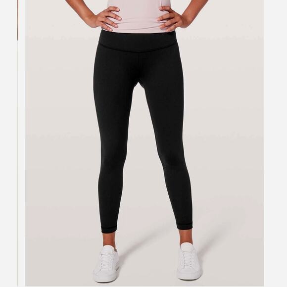 Lululemon Wunder Under High Rise Tight 7/8 Women's 8 Black - Picture 1 of 10